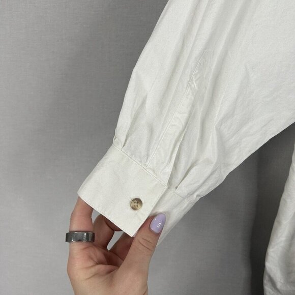 Vintage Jennifer Blair Womens Top 22W White Cow Embroidery Shirt Ranch Country - Picture 9 of 13